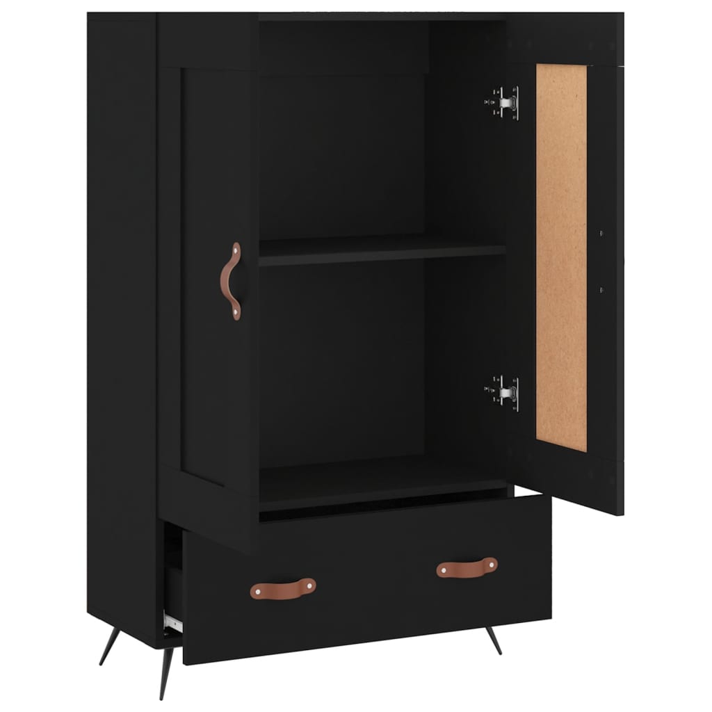 Hoge Kast 69,5X31X115 Cm Bewerkt Hout
