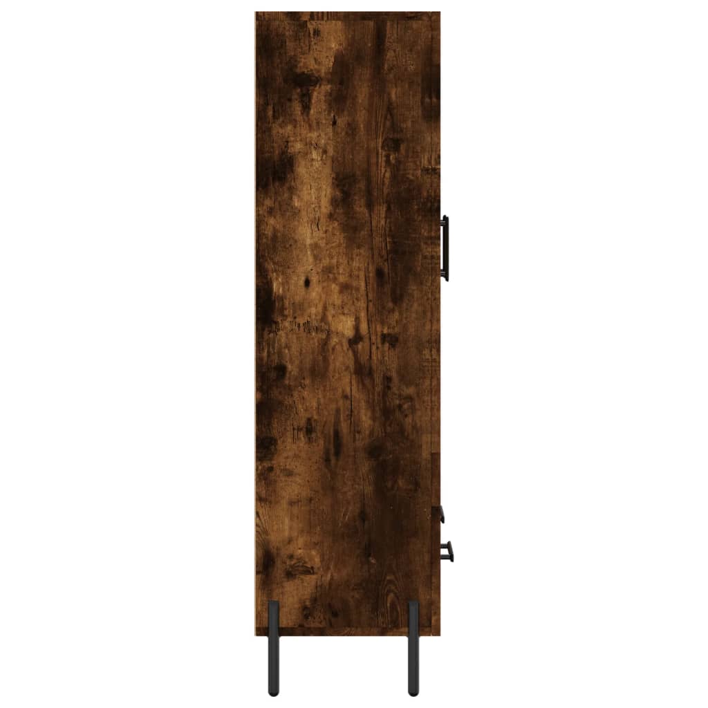 Hoge Kast 69,5X31X115 Cm Bewerkt Hout Kleurig