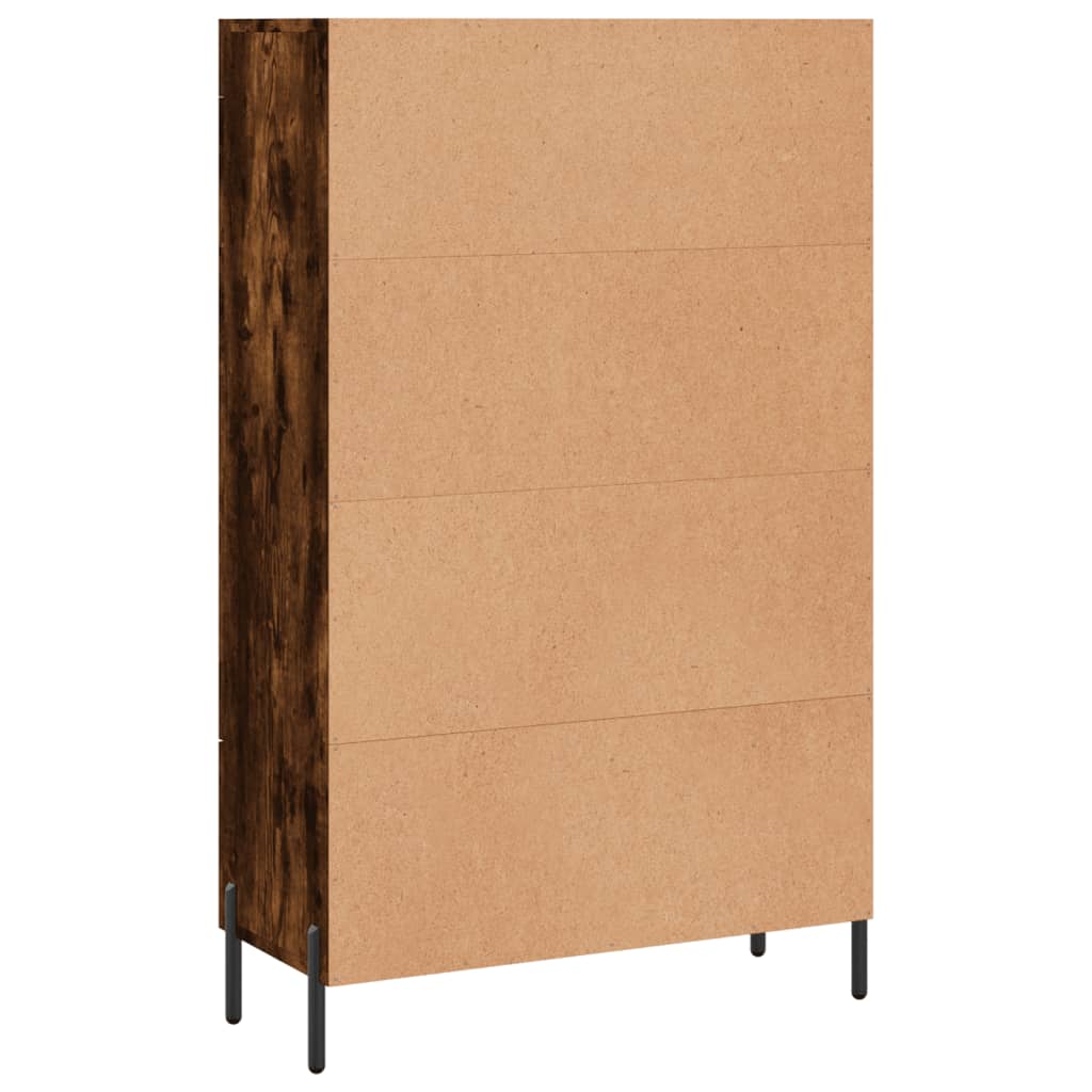 Hoge Kast 69,5X31X115 Cm Bewerkt Hout Kleurig