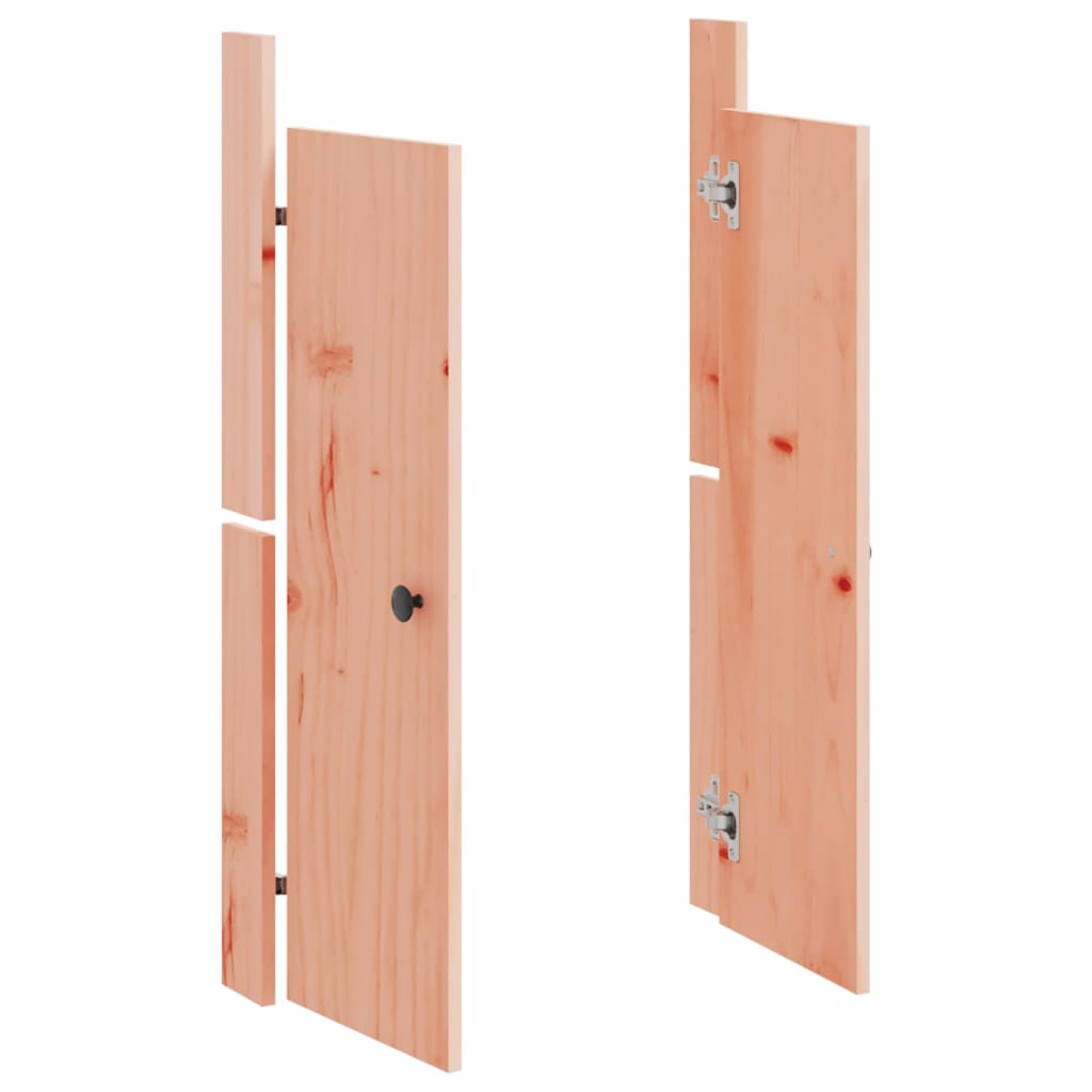 Kastdeurtjes Voor Buitenkeuken 50X9X82 Cm Massief Douglashout