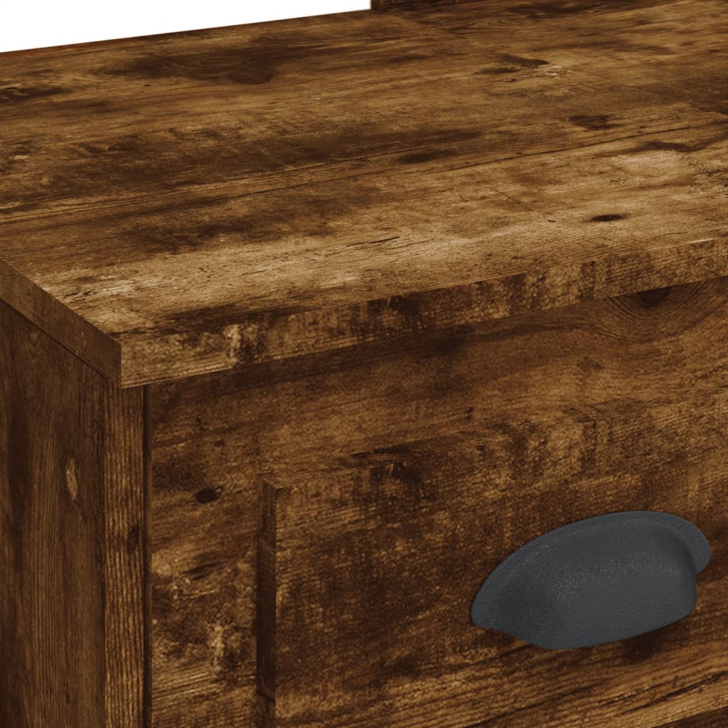 Kaptafel Met Led-Verlichting 90X42X132,5 Cm Kleur