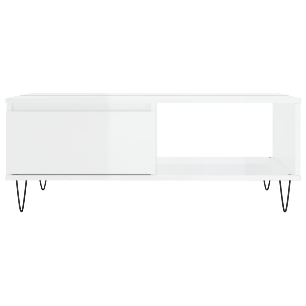 Salontafel 90X60X35 Cm Bewerkt Hout