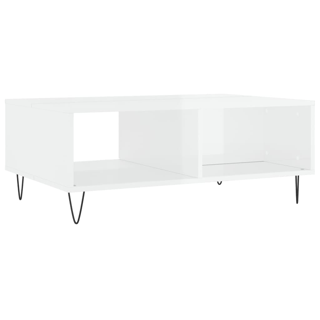 Salontafel 90X60X35 Cm Bewerkt Hout