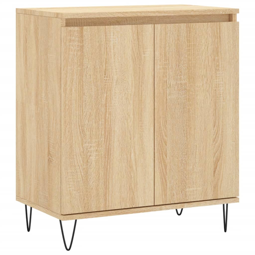 Dressoir 60X35X70 Cm Bewerkt Hout Kleurig