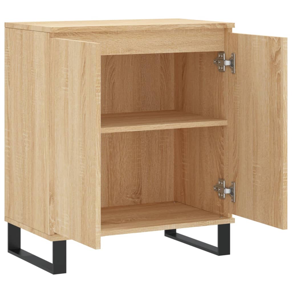 Dressoir 60X35X70 Cm Bewerkt Hout Kleurig