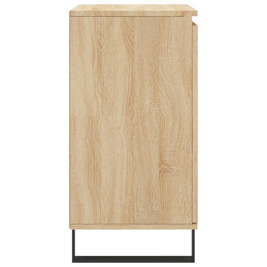 Dressoir 60X35X70 Cm Bewerkt Hout Kleurig