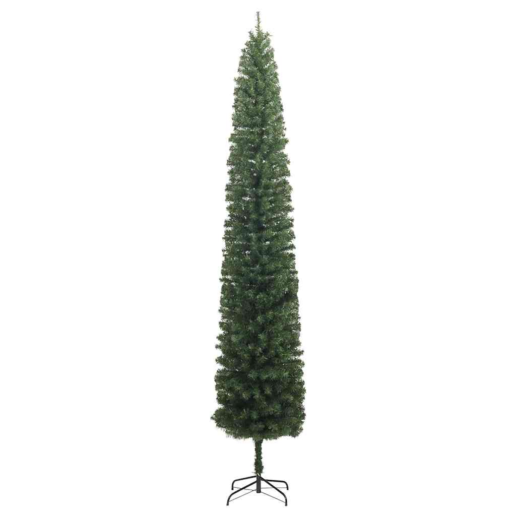 Kunstkerstboom Smal Met Standaard Pvc