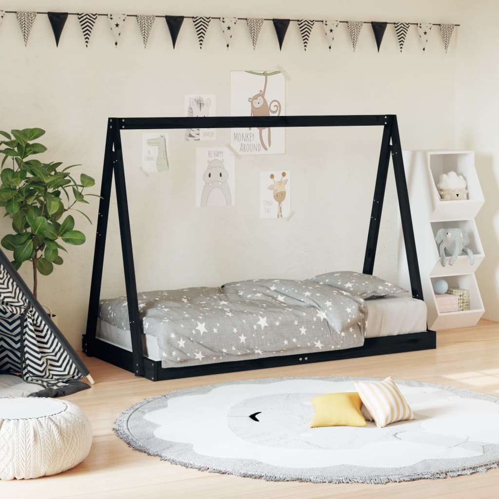 Kinderbedframe Massief Grenenhout