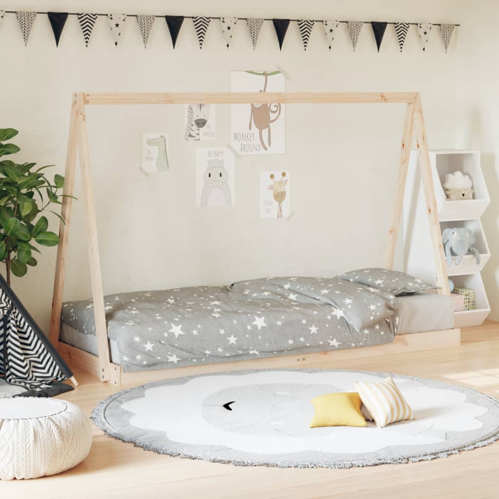 Kinderbedframe Massief Grenenhout