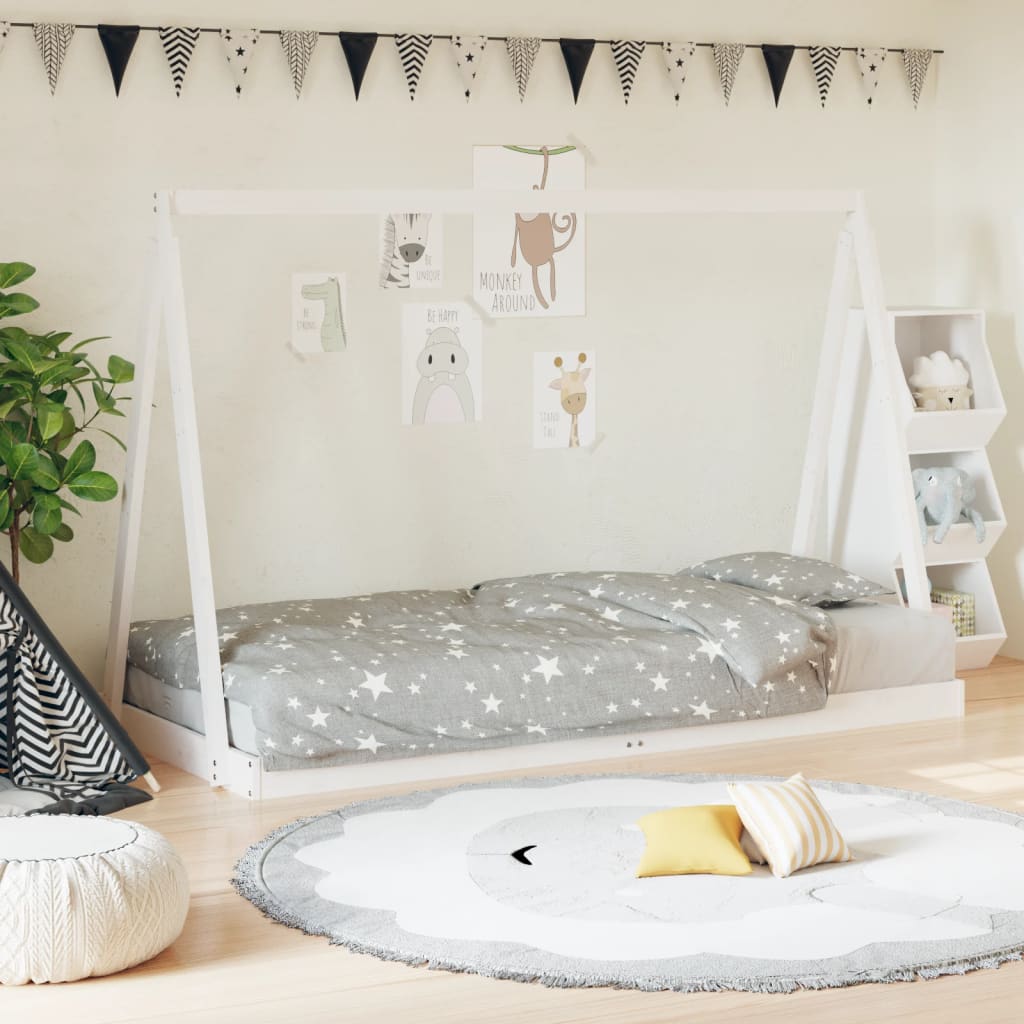 Kinderbedframe Massief Grenenhout