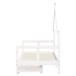 Kinderbedframe Met Lades Massief Grenenhout
