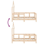 Kinderbedframe Massief Grenenhout