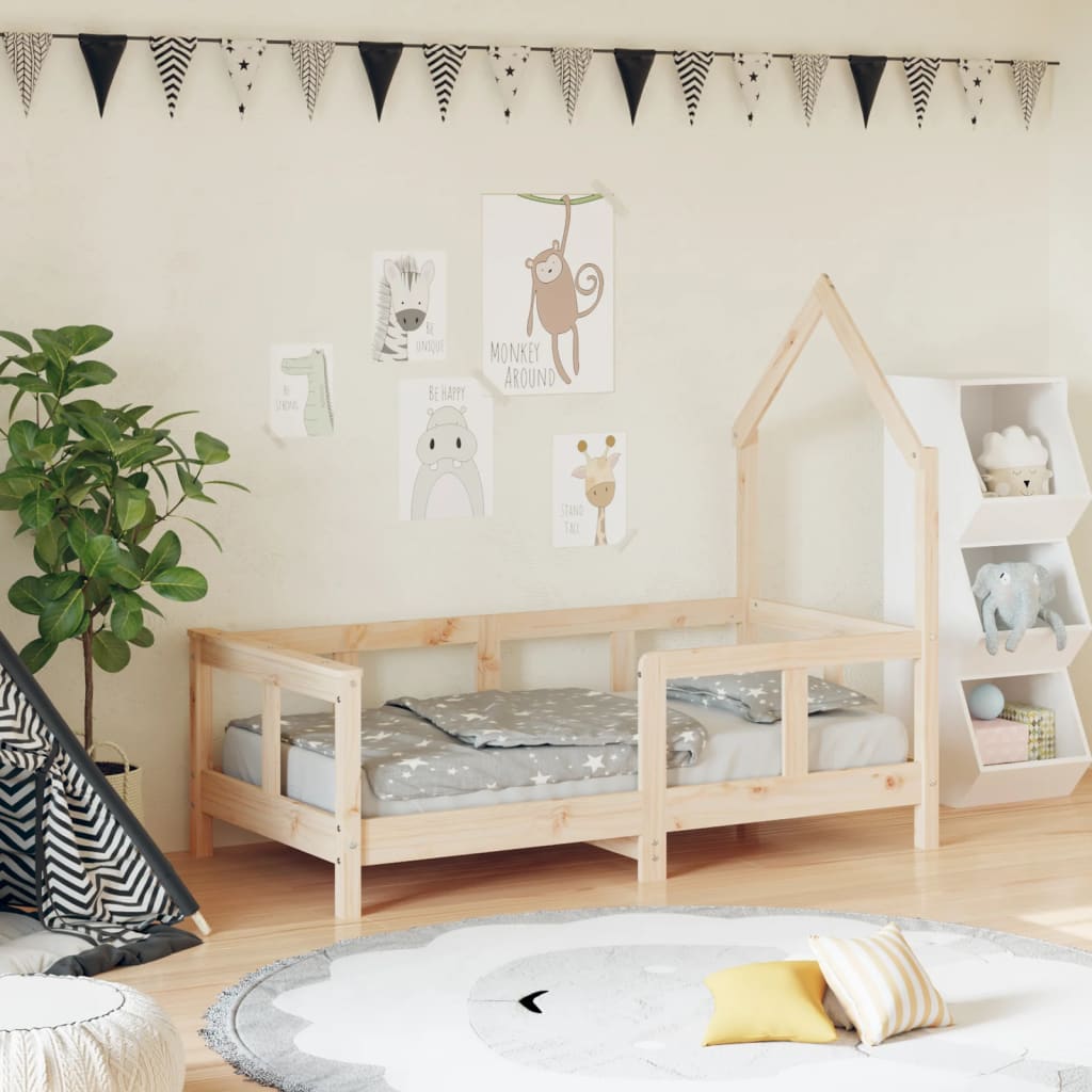 Kinderbedframe Massief Grenenhout