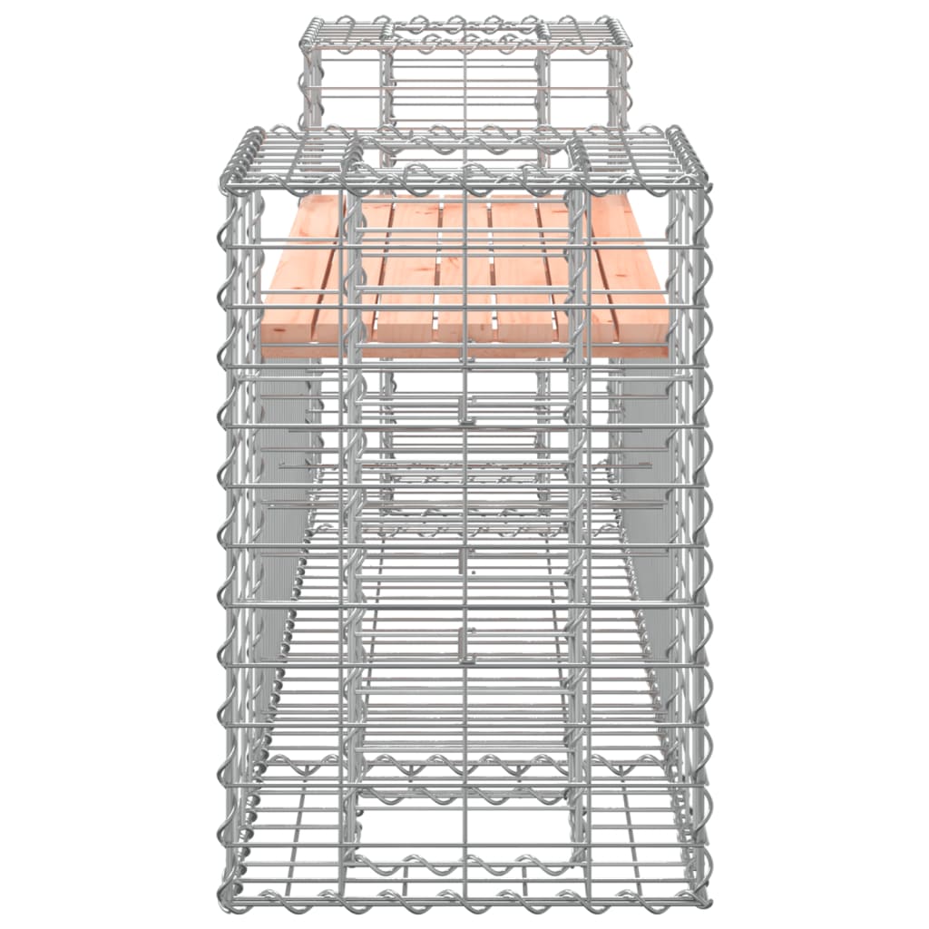 Tuinbank Schanskorfontwerp 83X4X60,5 Cm Massief Douglashout