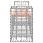 Tuinbank Schanskorfontwerp 83X4X60,5 Cm Massief Douglashout