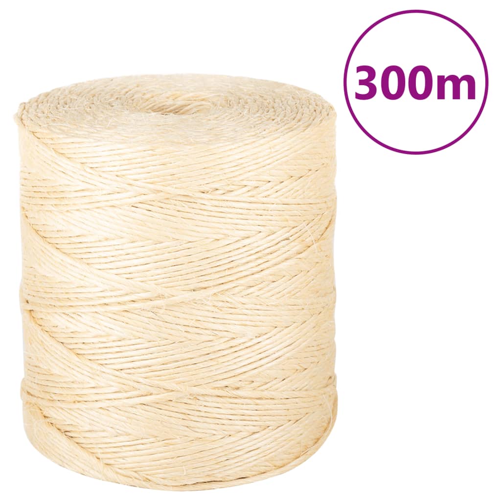Touw 2 Mm 3000 M 100% Sisal