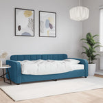 Slaapbank Fluweel Blauw