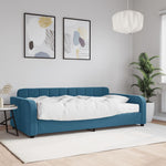 Slaapbank Fluweel Blauw