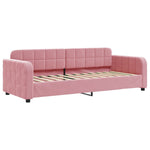 Slaapbank Fluweel Roze