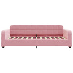 Slaapbank Fluweel Roze