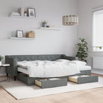 Slaapbank Onderschuifbed En Lades Stof