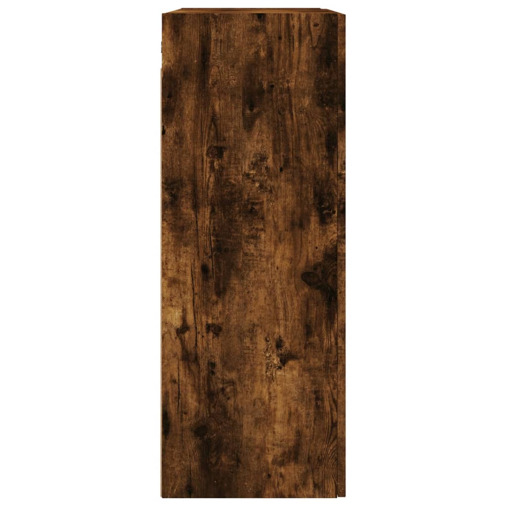 Hangkasten Bewerkt Hout Kleurig