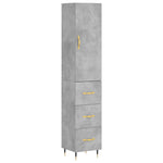 Hoge Kast 34,5X34X180 Cm Bewerkt Hout