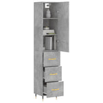 Hoge Kast 34,5X34X180 Cm Bewerkt Hout