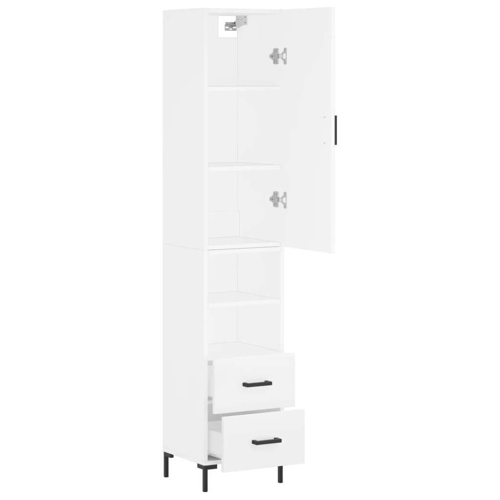 Hoge Kast 34,5X34X180 Cm Bewerkt Hout