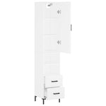 Hoge Kast 34,5X34X180 Cm Bewerkt Hout