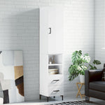 Hoge Kast 34,5X34X180 Cm Bewerkt Hout