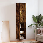 Hoge Kast 34,5X34X180 Cm Bewerkt Hout