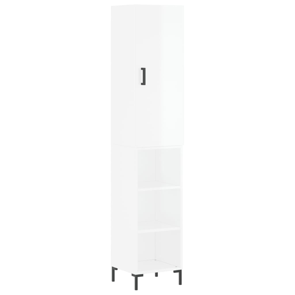 Hoge Kast 34,5X34X180 Cm Bewerkt Hout