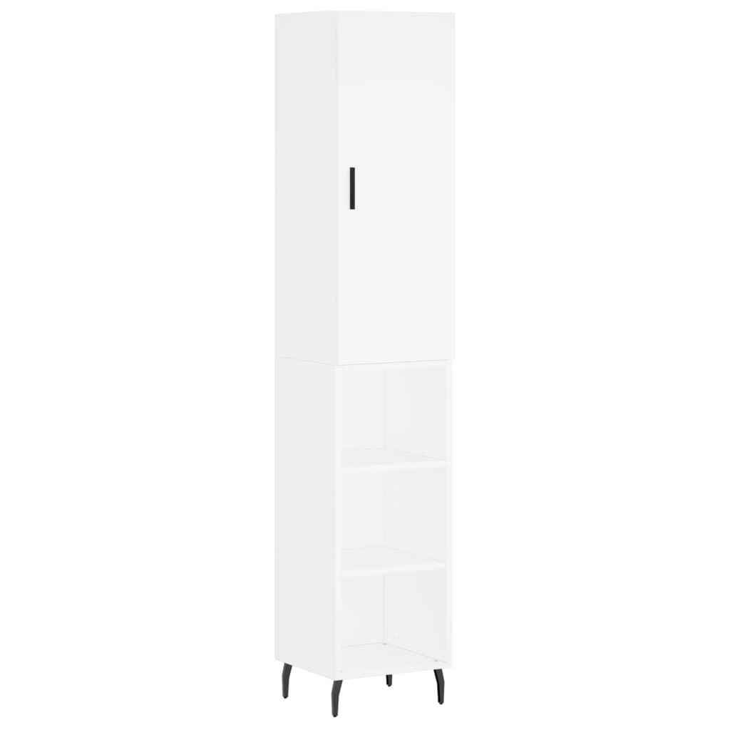 Hoge Kast 34,5X34X180 Cm Bewerkt Hout