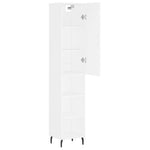 Hoge Kast 34,5X34X180 Cm Bewerkt Hout