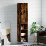 Hoge Kast 34,5X34X180 Cm Bewerkt Hout