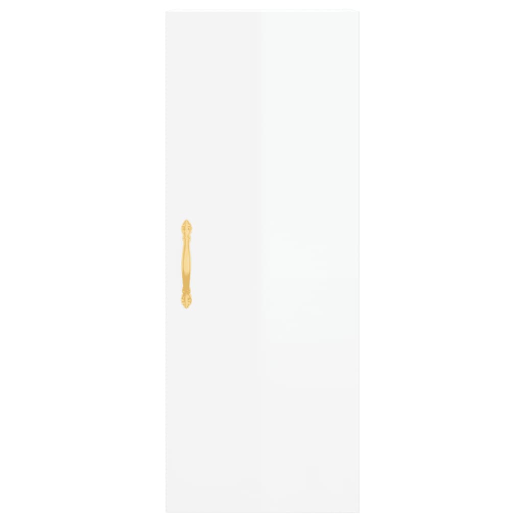 Hoge Kast 34,5X34X180 Cm Bewerkt Hout