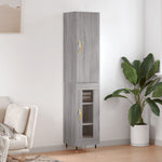 Hoge Kast 34,5X34X180 Cm Bewerkt Hout