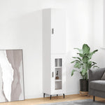 Hoge Kast 34,5X34X180 Cm Bewerkt Hout
