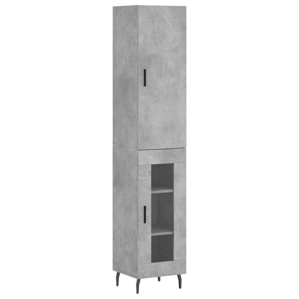 Hoge Kast 34,5X34X180 Cm Bewerkt Hout