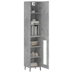 Hoge Kast 34,5X34X180 Cm Bewerkt Hout