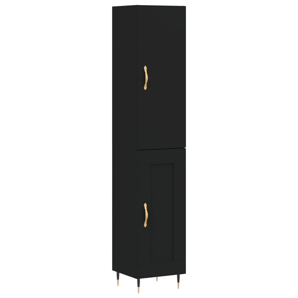 Hoge Kast 34,5X34X180 Cm Bewerkt Hout