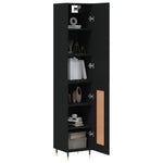 Hoge Kast 34,5X34X180 Cm Bewerkt Hout