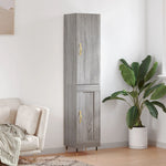 Hoge Kast 34,5X34X180 Cm Bewerkt Hout