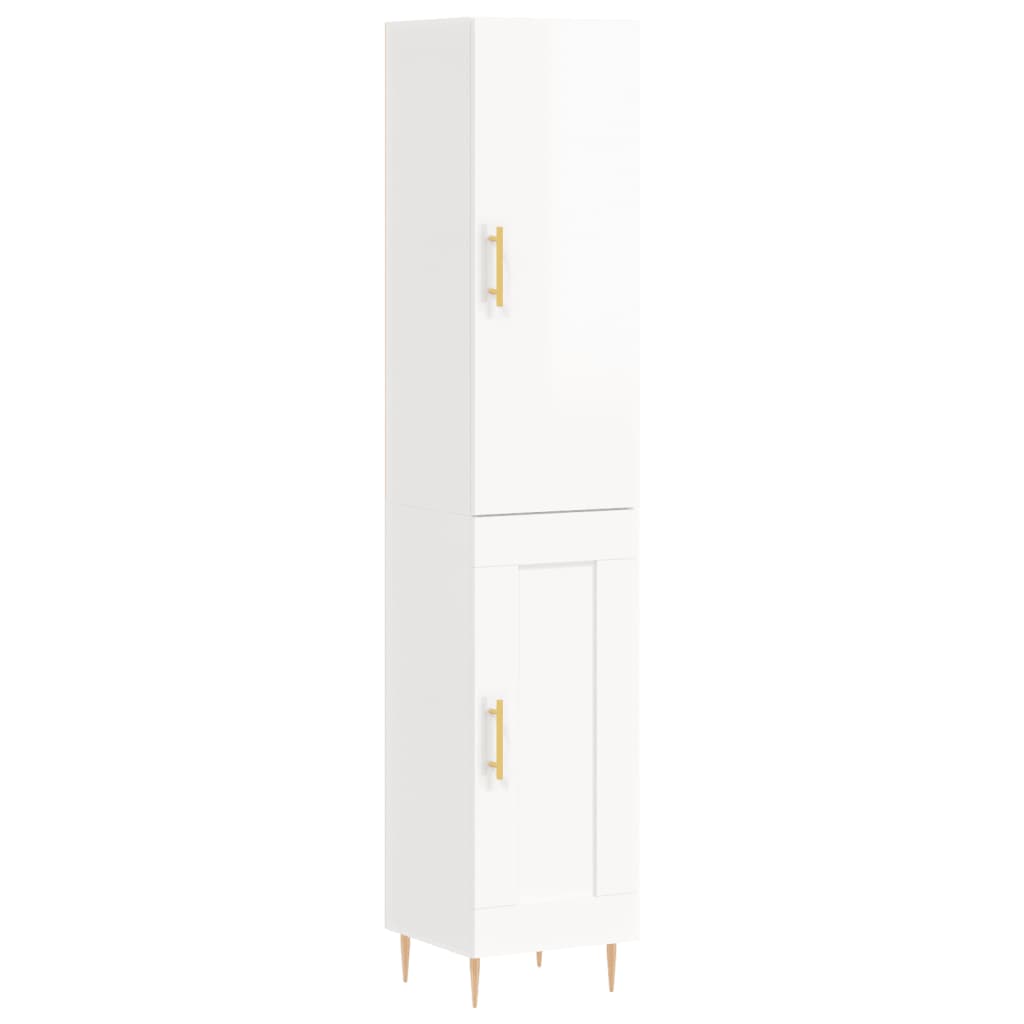 Hoge Kast 34,5X34X180 Cm Bewerkt Hout