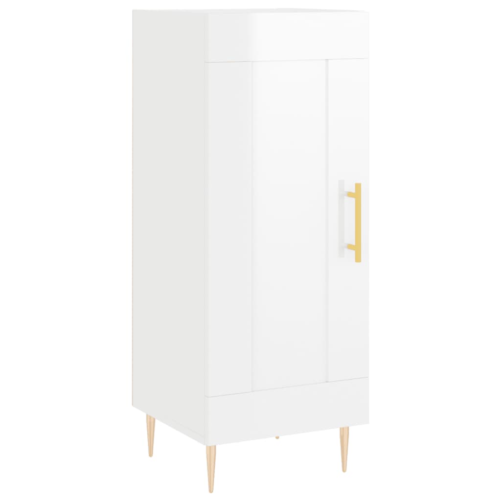 Hoge Kast 34,5X34X180 Cm Bewerkt Hout