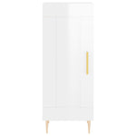 Hoge Kast 34,5X34X180 Cm Bewerkt Hout