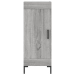 Hoge Kast 34,5X34X180 Cm Bewerkt Hout Eikenkleurig