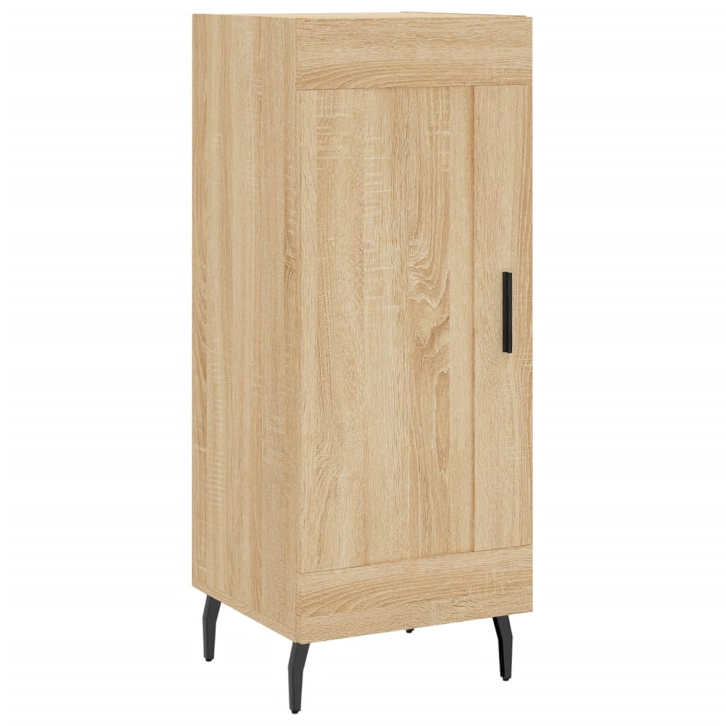 Hoge Kast 34,5X34X180 Cm Bewerkt Hout Kleurig