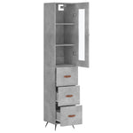 Hoge Kast 34,5X34X180 Cm Bewerkt Hout
